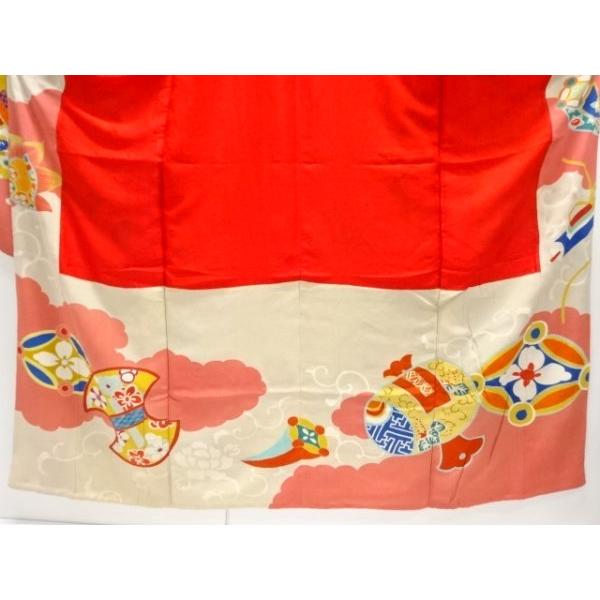 ys7742739; 錦紗宝尽くし模様刺繍五つ紋花嫁衣装振袖・長襦袢・丸帯セット【大正ロマン】【着】_10