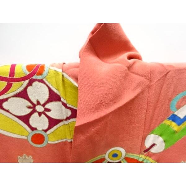 ys7742739; 錦紗宝尽くし模様刺繍五つ紋花嫁衣装振袖・長襦袢・丸帯セット【大正ロマン】【着】_11