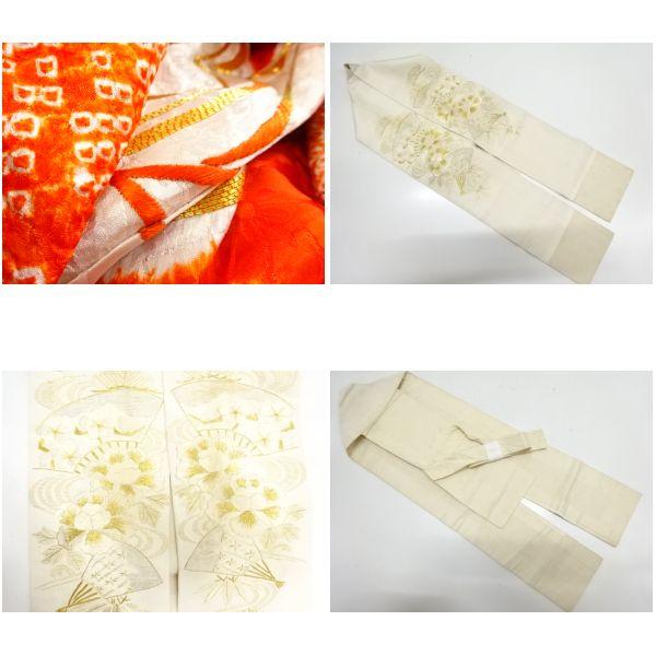 ys7742739; 錦紗宝尽くし模様刺繍五つ紋花嫁衣装振袖・長襦袢・丸帯セット【大正ロマン】【着】_17
