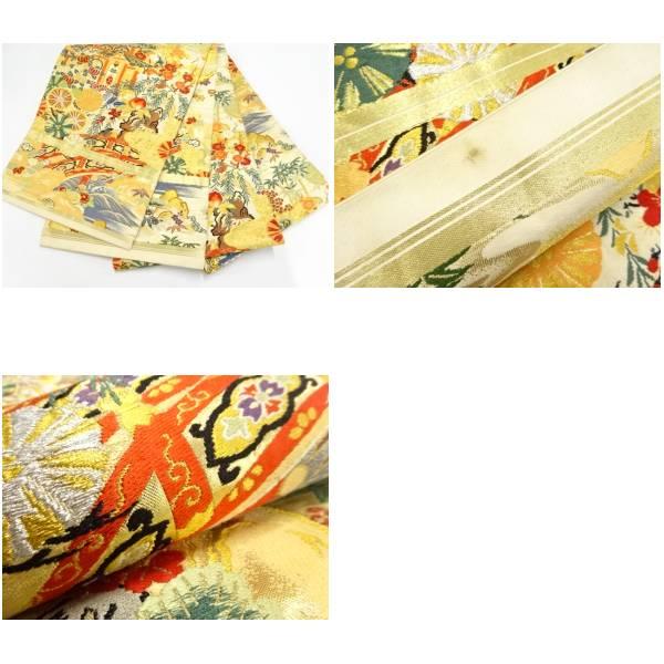 ys7742739; 錦紗宝尽くし模様刺繍五つ紋花嫁衣装振袖・長襦袢・丸帯セット【大正ロマン】【着】_19