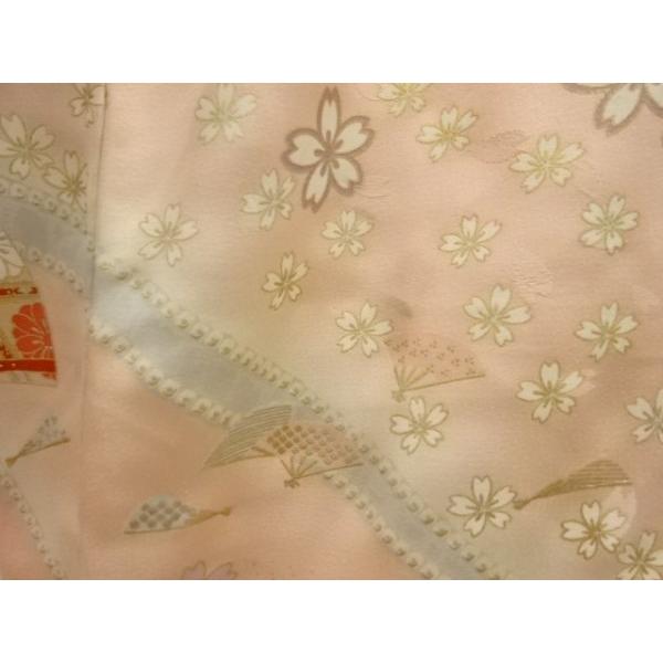 ys7759456; 扇に花蝶模様刺繍振袖【着】 : kimono-Shinei ヤフー店