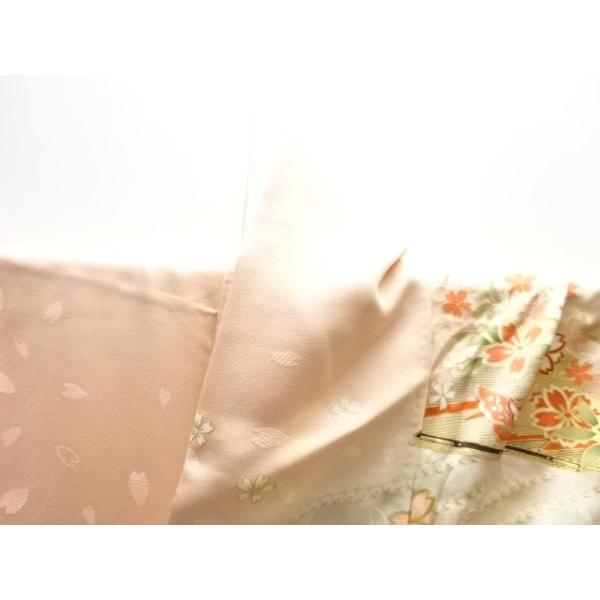 ys7759456; 扇に花蝶模様刺繍振袖【着】 : kimono-Shinei ヤフー店