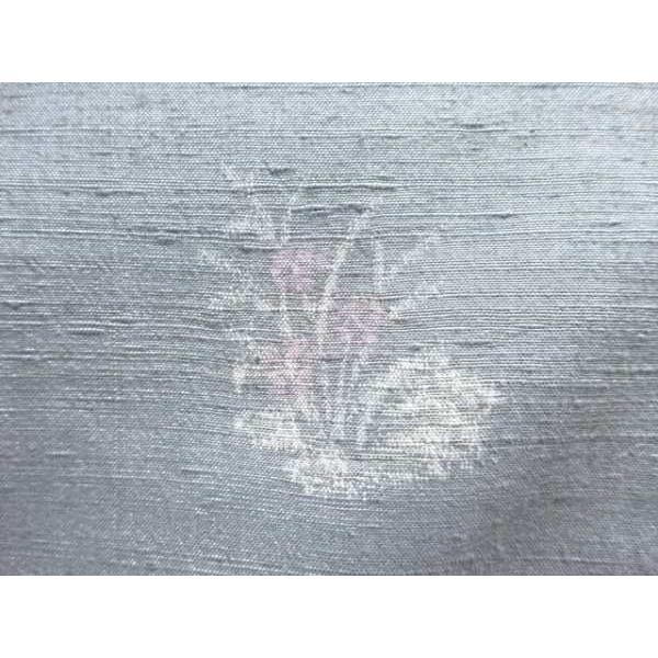 ys7782709; 草花模様織出し手織り紬着物【着】_3