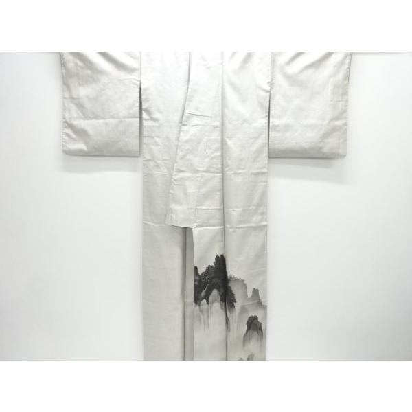 ys7802143; 風景模様本場大島紬100亀甲付け下げ着物【着】 : kimono