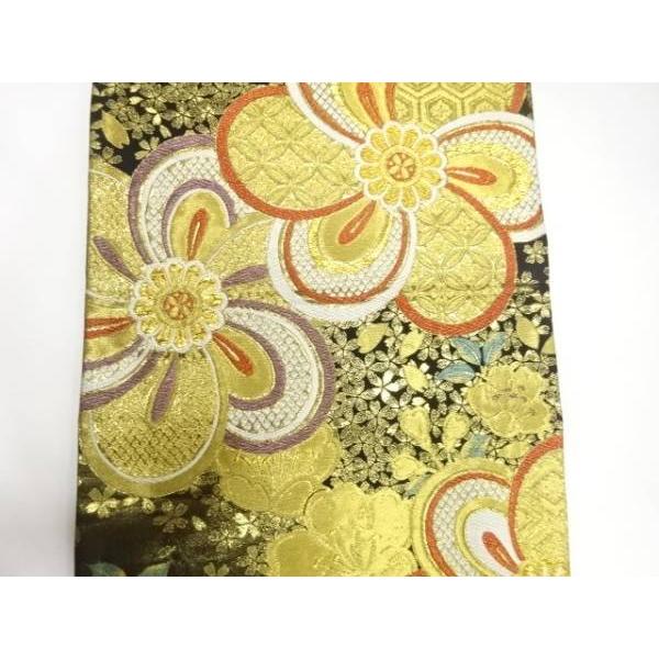 ys7811030; 捻じり花模様織り出し 振袖用袋帯【着】 : kimono-Shinei