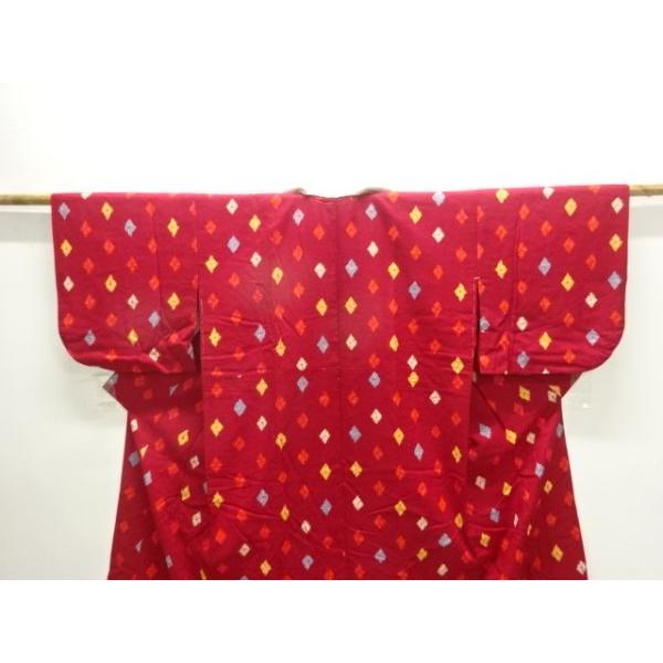 ys7818636; 菱模様長襦袢【アンティーク】【着】 : kimono-Shinei