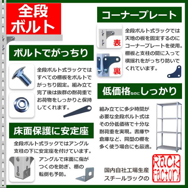 スチールラック   幅180×奥行45×高さ210cm 4段  耐荷重70kg/段 業務用 軽量棚    W180×D45×H210cmスチール棚 業務用 収納棚 整理棚 ラックの画像
