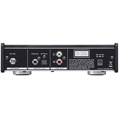 ティアック CDプレーヤー/FMチューナー PD-301-X ブラック PD ブラック