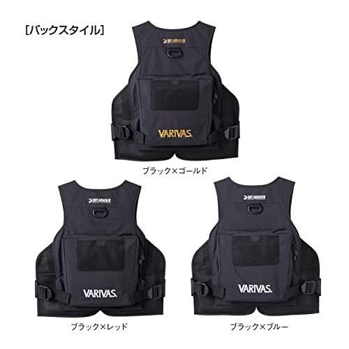 バリバス(VARIVAS) アクティブベスト VAVT-05 ブラック×レッド L VAVT ブラック×レッド