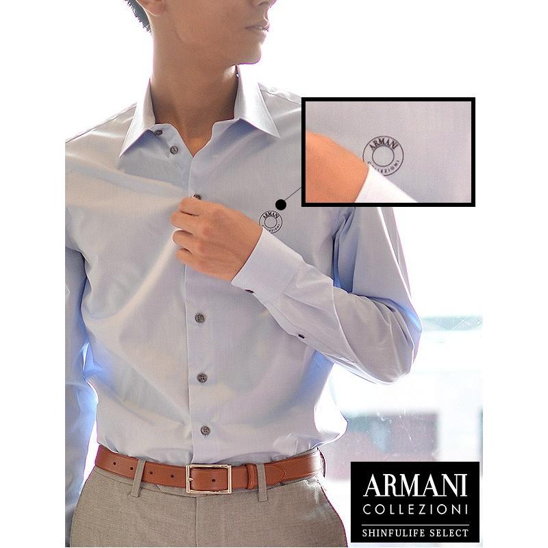 ARMANI COLLEZIONI アルマーニ ボタン シャツ 長袖 メンズ 白 ARMANI COLLEZIONI アルマーニ ボタン シャツ 長袖 メンズ 白