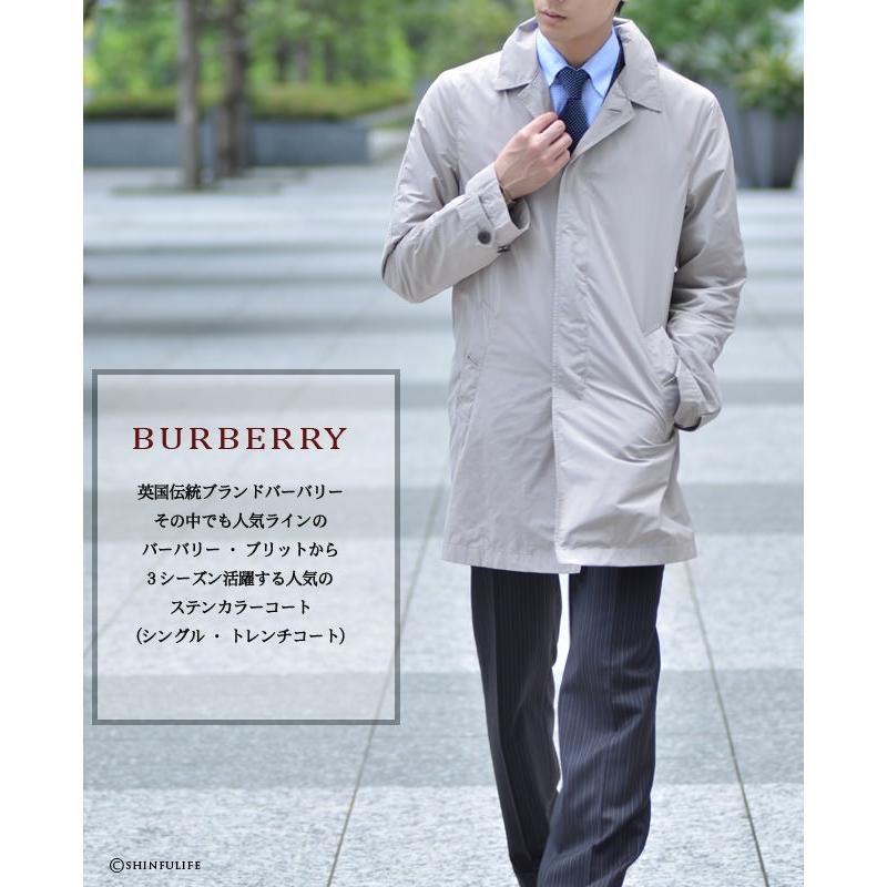 BURBERRY バーバリー トレンチ コート メンズ シングル ステンカラー
