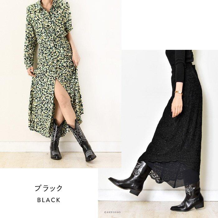 ウエスタンブーツ レディース スエード レザー ショート ブーツ 本革 ステッチ 痛くない 疲れない ローヒール ブランド 丈 太ヒール Bryjandra シンフーライフアザーライフ 通販 Yahoo ショッピング