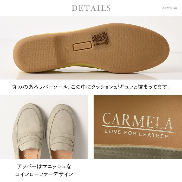 本革 フラットシューズ レディース ぺたんこ ローファー パンプス 歩き