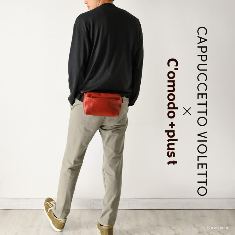 C'omodo+plust ポシェット ショルダーバッグ メンズ 本革 小さめ C'omodo+plust ポシェット ショルダーバッグ メンズ 本革 小さめ