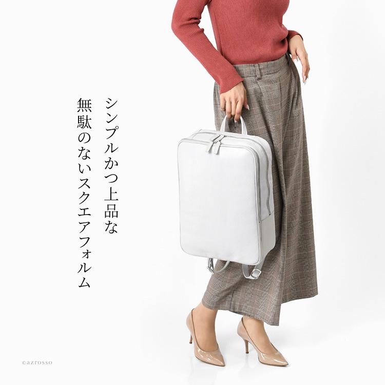 日本製 ビジネス リュック レディース 軽量 防水 A4 大容量 通勤 出張 PC バッグ 15インチ 50代 おしゃれ 本革 ブラック グレー ビジネスバッグ 撥水 軽い_12