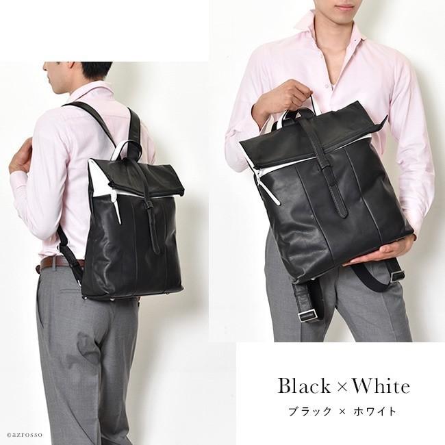 本革 ビジネス リュック メンズ 黒 ブラック 日本製 レザー A4 PC