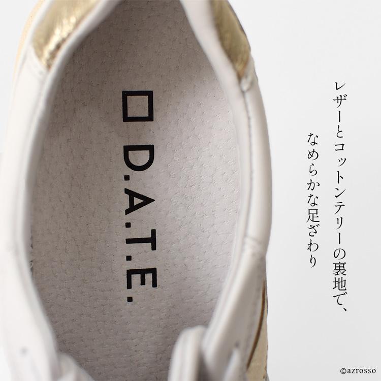 D.A.T.E のホワイト スニーカー（ レディース） D.A.T.E. 白スニーカー レディース 軽い 歩きやすい 旅行 靴
