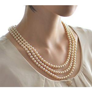 パール ネックレス ロング 160cm 6mm玉 ド コタラッテ プレゼント