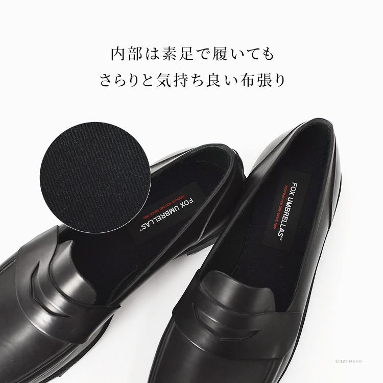 FOX UMBRELLAS 完全防水 ローファー 柔らかい レインシューズ FOX UMBRELLAS 完全防水 ローファー 柔らかい レインシューズ