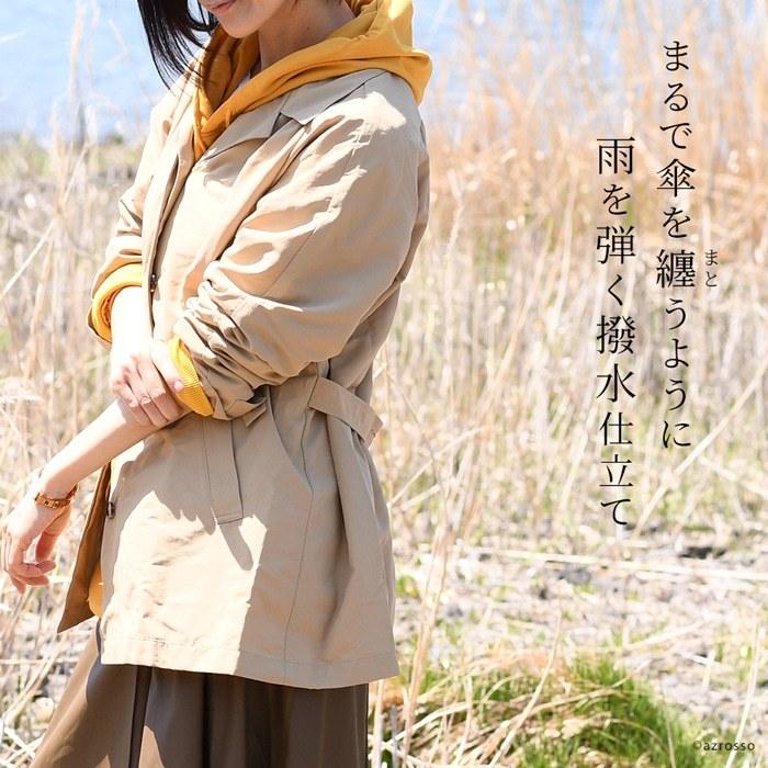 FOX UMBRELLAS コート レディース 春 撥水 ショートコート 晴雨