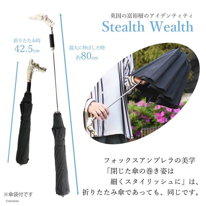 FOX UMBRELLAS 雨傘 メンズ 傘 ブランド 折りたたみ傘 グレー FOX UMBRELLAS 雨傘 メンズ 傘 ブランド 折りたたみ傘 グレー