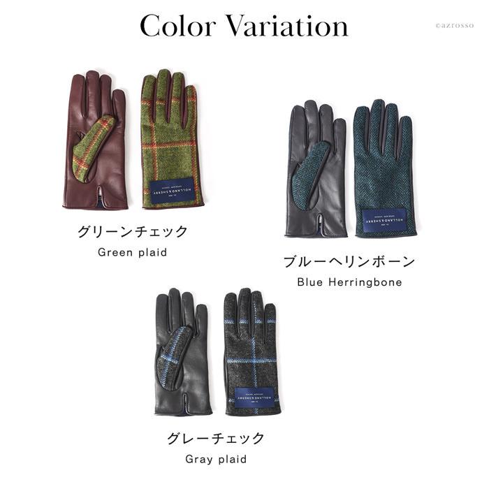 GALA GLOVES 羊革メンズ手袋スマホ対応 GALA GLOVES（ガラ グローブ） スマホ対応 手袋 メンズ ウール 革