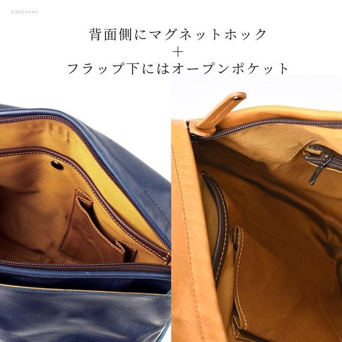 日本製 口折れ ショルダーバッグ メンズ 本革 ショルダー バッグ 斜