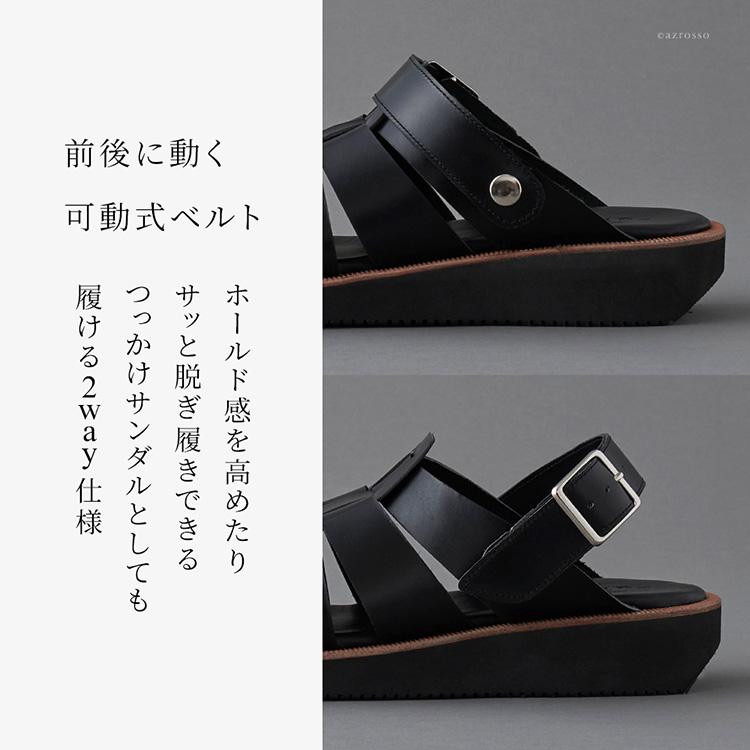 【極美品】 リーガル グルカサンダル ブラック 黒 レディース 24.5秋もOK 日本製 グルカ サンダル レディース 歩きやすい 本革 ストラップ