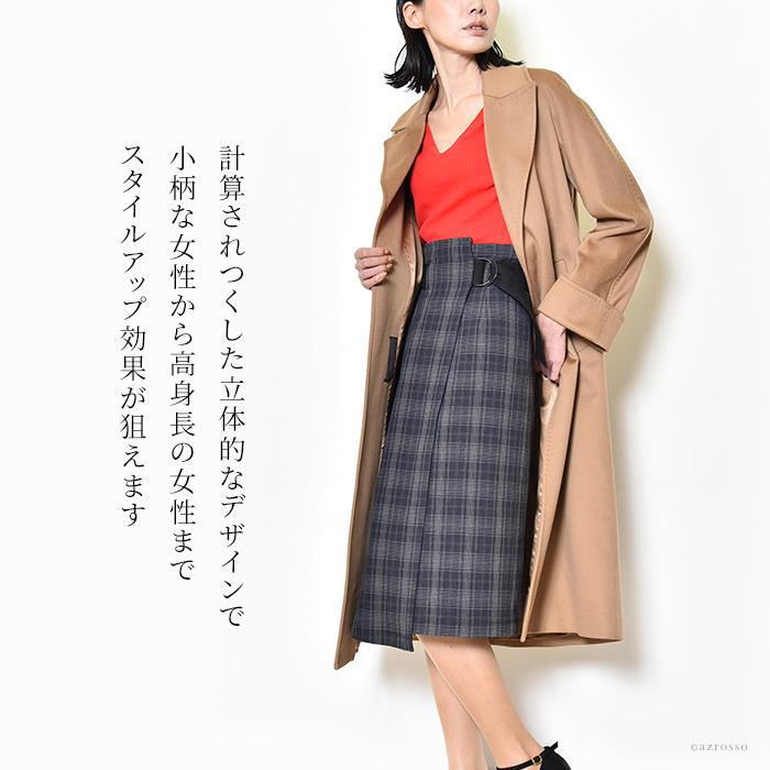 レディースコート イタリア 冬 コート ウールコート ロングコート