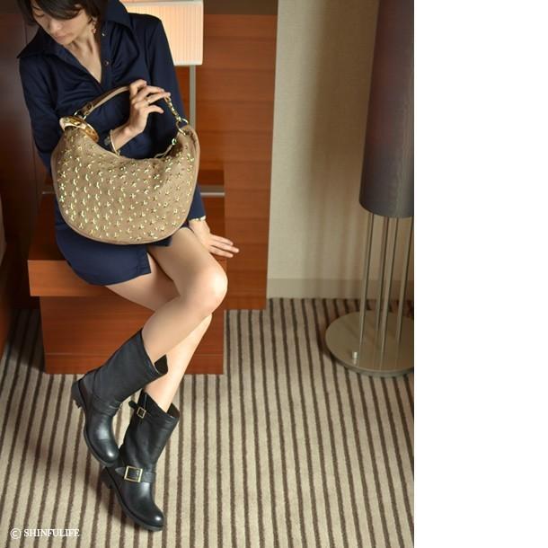JIMMY CHOO（ジミーチュウ） エンジニアブーツ レディース ショート