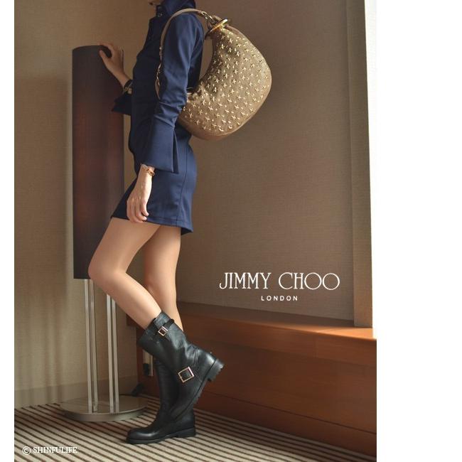 JIMMY CHOO - 未使用品 ジミーチュウ バイカーブーツの+inforsante.fr