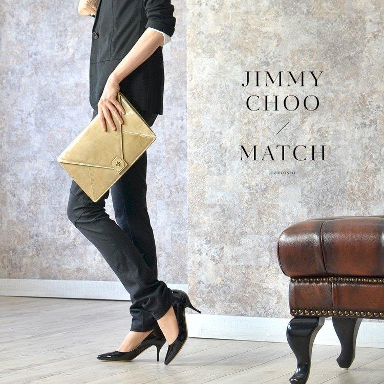 JIMMY CHOO（ジミーチュウ） ネイビー エナメル ハイヒール 歩きやすい