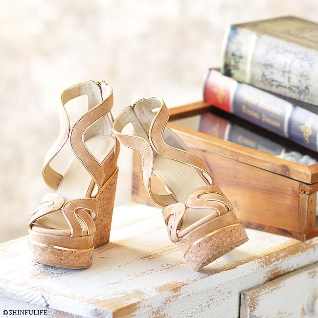 JIMMY CHOO 正規品 ジミーチュウ サンダル 厚底 ウエッジソール JIMMY CHOO 正規品 ジミーチュウ サンダル 厚底 ウエッジソール
