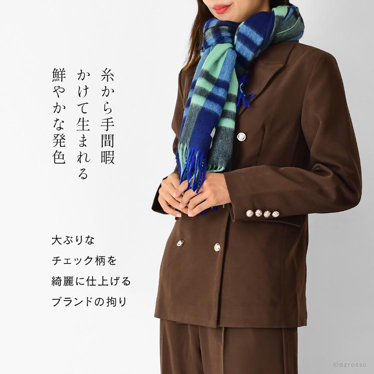 Joshua Ellis カシミヤ100% ストール 大判 厚手 タータン Joshua Ellis カシミヤ100% ストール 大判 厚手 タータン