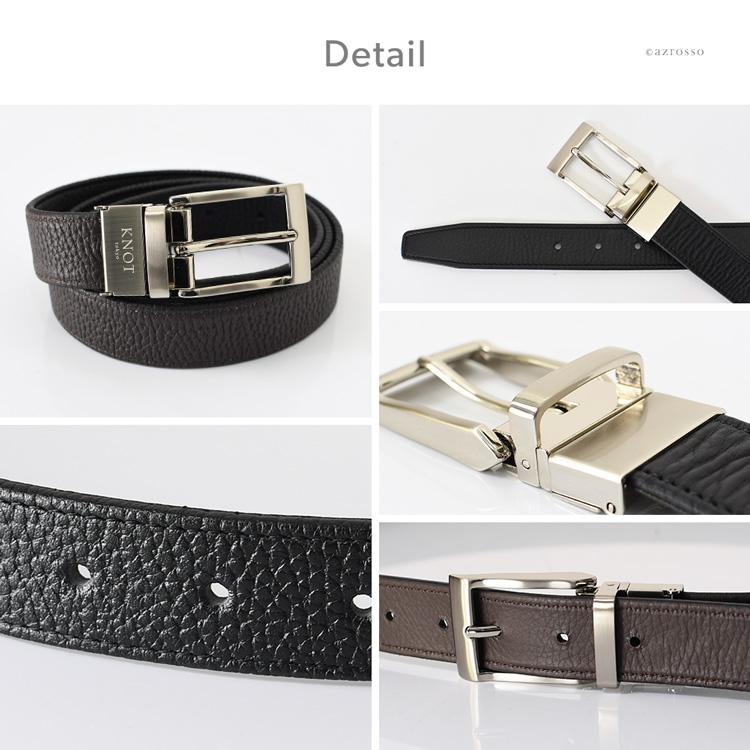 KNOT ベルト メンズ 本革 レザー 伸びる ストレッチ KNOT ベルト メンズ 本革 レザー 伸びる ストレッチ