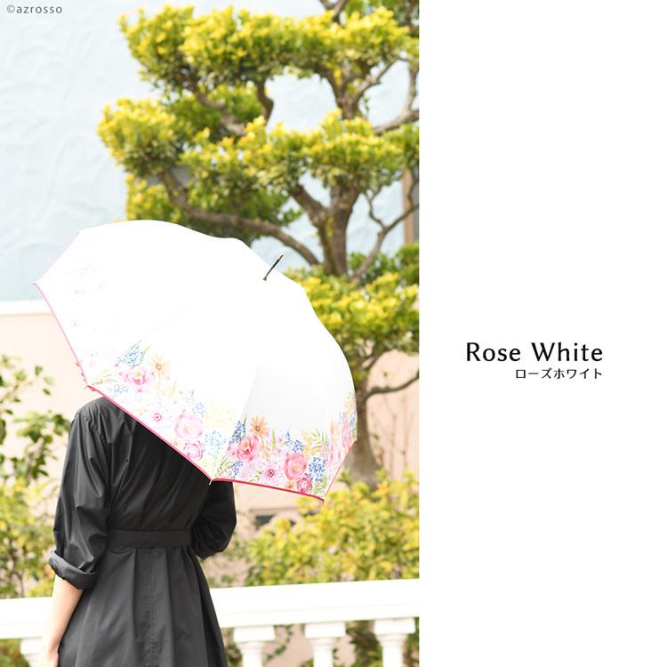 花柄 日傘 完全 遮光 長傘 晴雨兼用 傘 大判 レディース おしゃれ UV