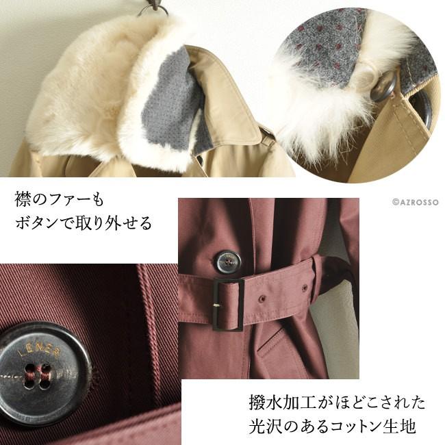 LENER（レネール） トレンチコート レディース ロング 秋 冬 ライナー 