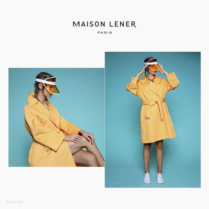 MAISON LENNER ベルト付きトレンチコート Mサイズ