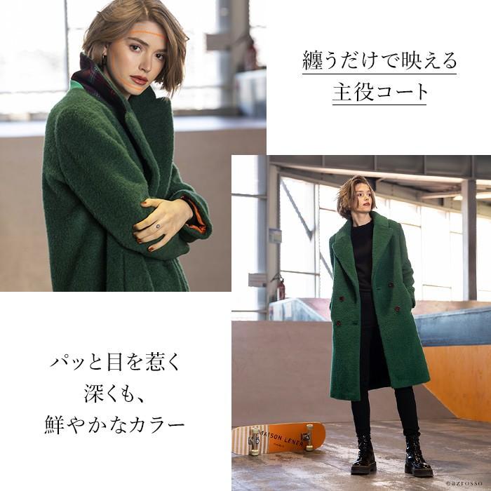 チェスターコート レディース ウール 冬 大きいサイズ ミドル ロング 丈 コート LENER レネール フランス ブランド アウター チェスターコート レディース ウール 冬 大きいサイズ ミドル ロング 丈 コート LENER レネール フランス ブランド アウター
