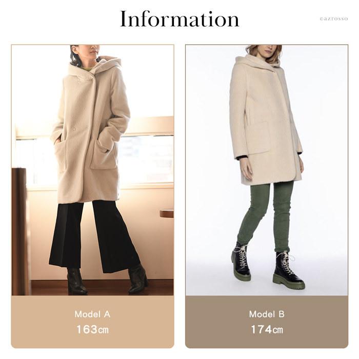 LEAレディースロングコート　アルパカ毛コート　暖かい　ゆったり 楽天市場】フードコート ボアコート レディース ロング コート