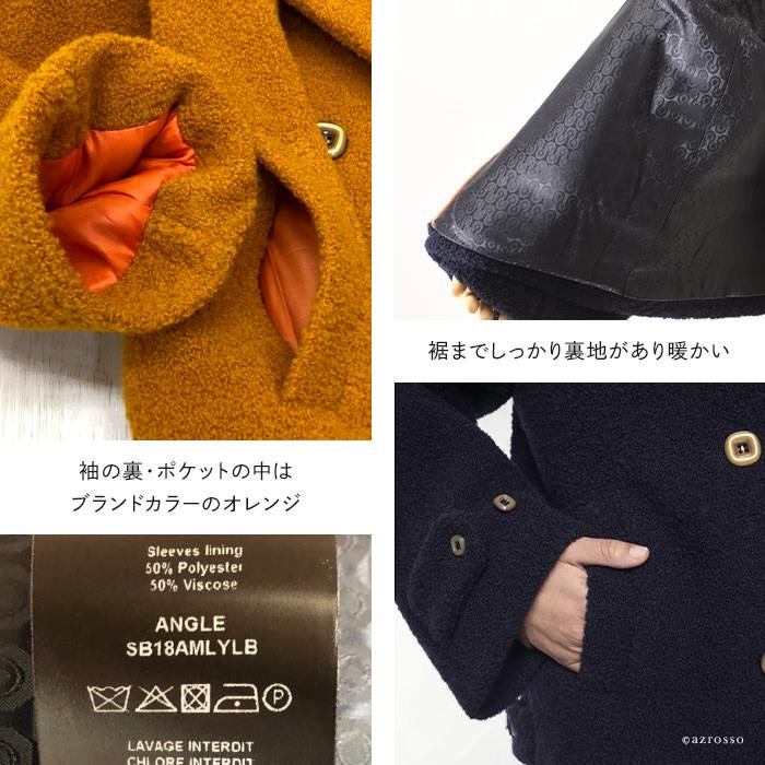 LENER ショートコート レディース 冬 ショート丈 ダブルボタン LENER ショートコート レディース 冬 ショート丈 ダブルボタン