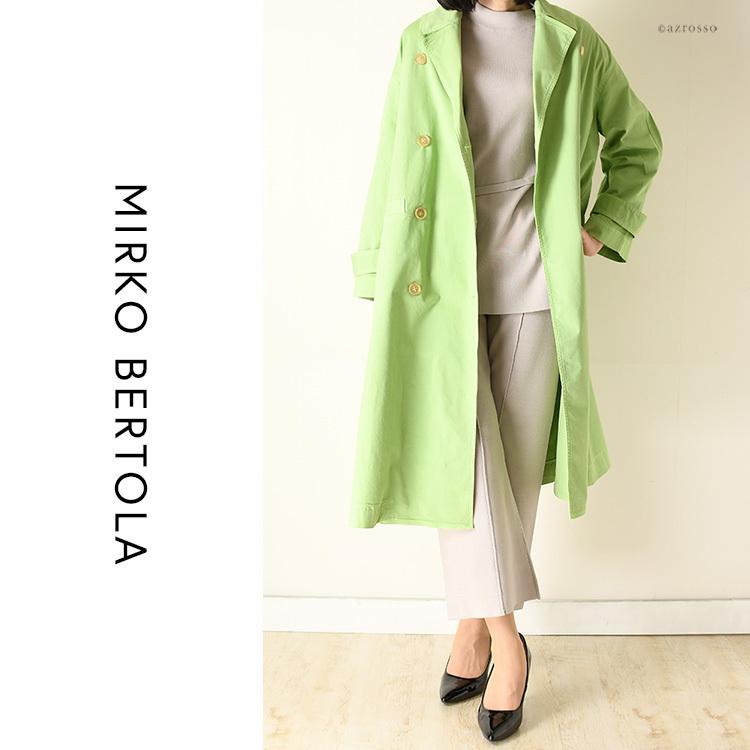 トレンチコート レディース スプリングコート トレンチ ベルト付き 春 コート ブランド ロング グリーン 緑 黄緑 オーバーサイズ ミルコベルトラ Mirbco003a ブランドセレクト シンフーライフアザーライフ 通販 Yahoo ショッピング