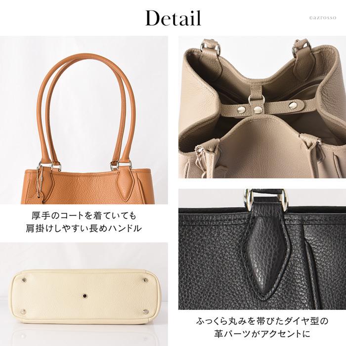トートバッグ  レディース 大きめ a4 ビジネスバッグ  本革 大容量 2way ブランド 自立 日本製 黒 トープ キャメル アイボリーの画像