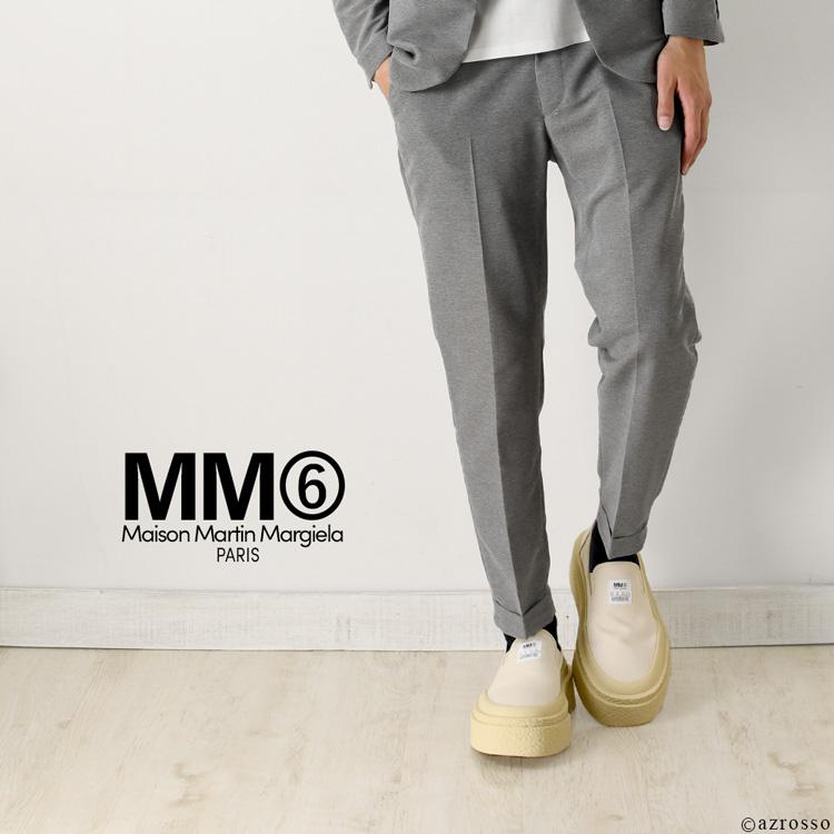mm6 スリッポン メンズ ベージュ 白 厚底 おしゃれ キャンバス ブランド メゾンマルジェラ Maison Margiela イタリア製 S59WR0087P5242 mm6 スリッポン メンズ ベージュ 白 厚底 おしゃれ キャンバス ブランド メゾンマルジェラ Maison Margiela イタリア製 S59WR0087P5242