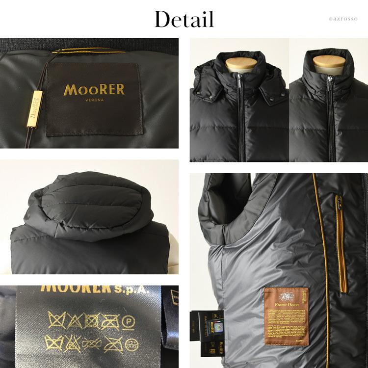 MOORER ムーレー moorer ダウンベスト メンズ フード付き