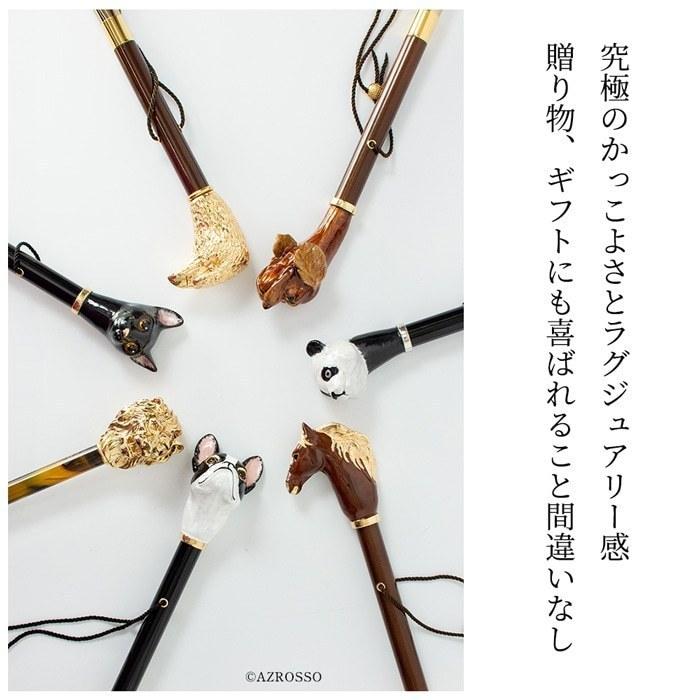 Pasotti（パソッティ） 靴べら おしゃれ ライオン シルバー 高級