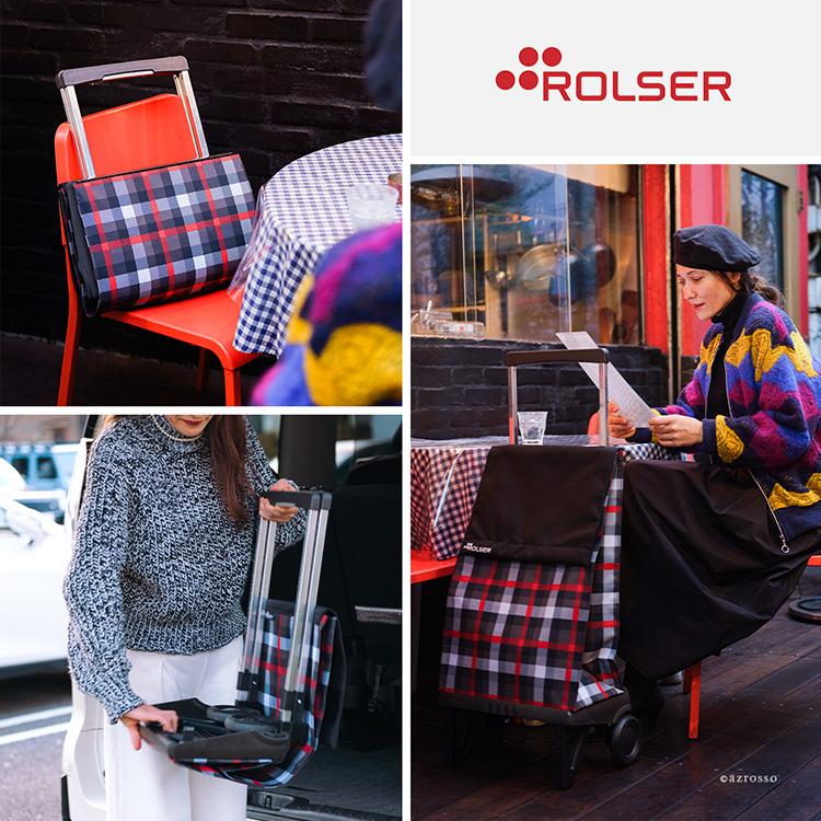 ROLSER 大容量 折りたたみ 2輪 40L キャリーカート ショッピング ROLSER 大容量 折りたたみ 2輪 40L キャリーカート ショッピング
