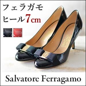 FERRAGAMO フェラガモ パンプス ハイヒール エナメル 本革 FERRAGAMO フェラガモ パンプス ハイヒール エナメル 本革