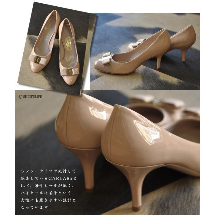 フェラガモISAIA エナメルパンプス 5D 美品 フェラガモISAIA エナメルパンプス 5D 美品
