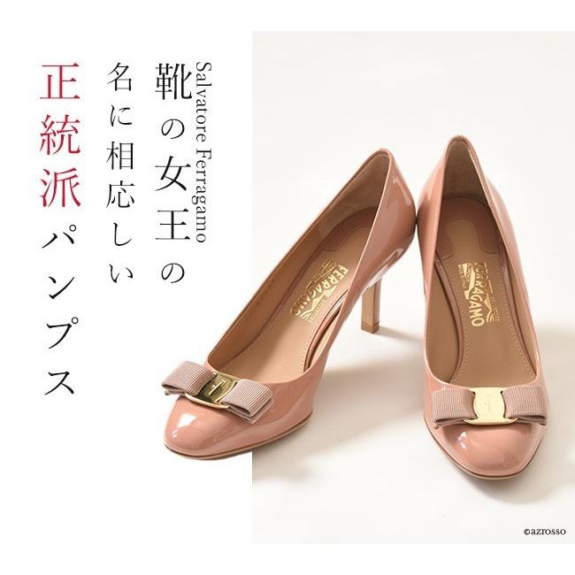 FERRAGAMO フェラガモ エナメル パンプス リボン レディース FERRAGAMO フェラガモ エナメル パンプス リボン レディース